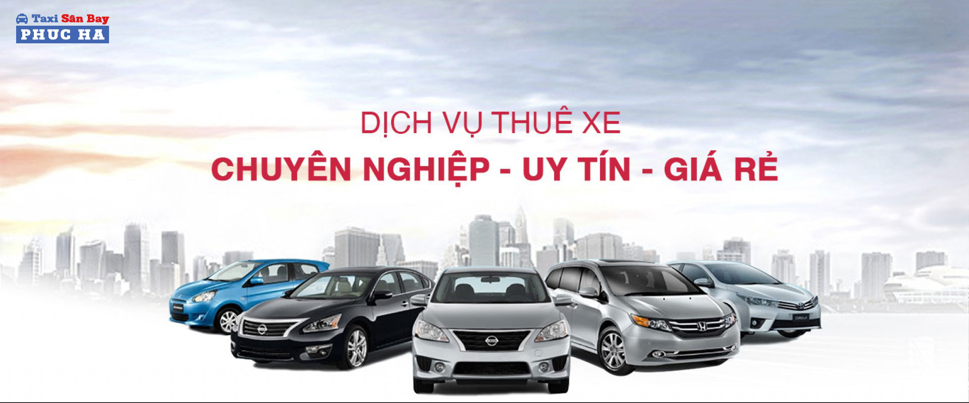 Dịch vụ thuê xe ô tô Đà Nẵng với Phúc Hà Taxi