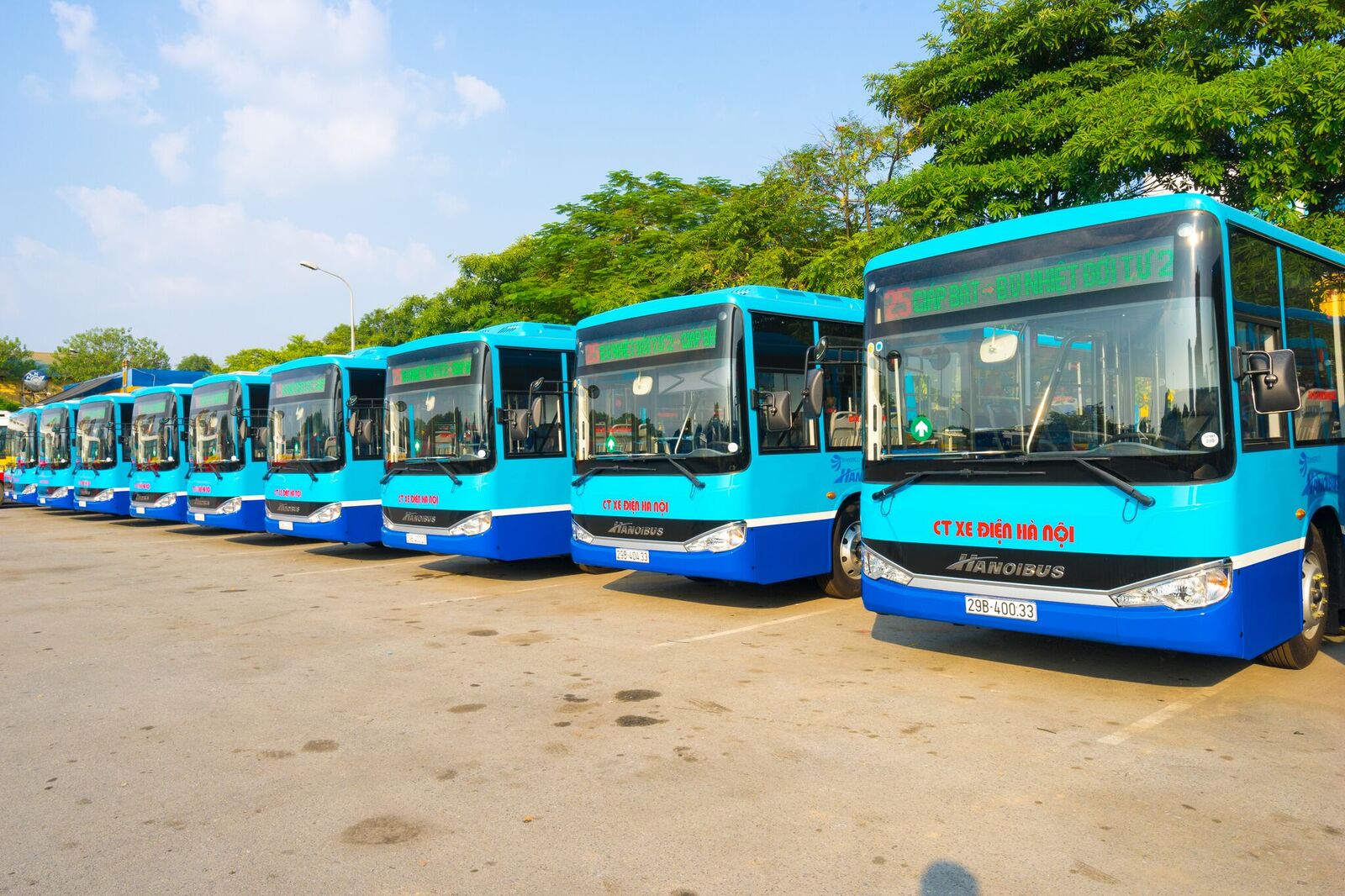 Hướng dẫn hành khách đến sân bay quốc tế Nội Bài - Xe Bus công cộng