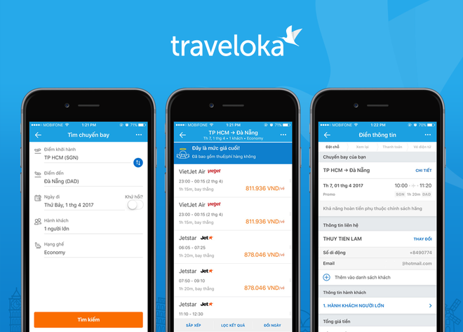 Traveloka - Top ứng dụng, app du lịch hữu ích nên có cho người thích xê dịch