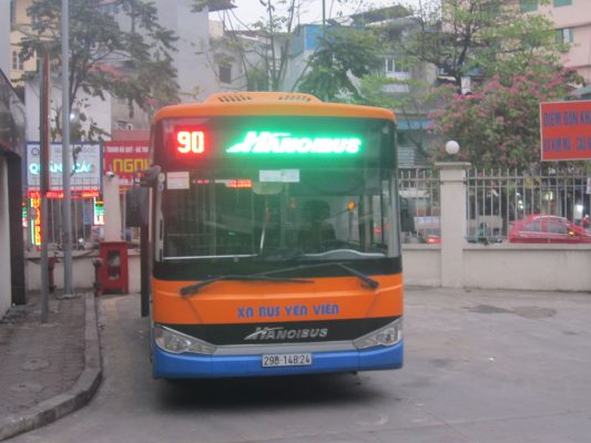 Tuyen xe bus Noi Bai Ha Noi so 90