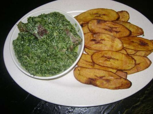 Cameroon Ndole Plantains